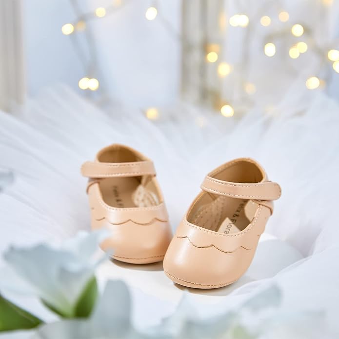 Soft Sole Baby Shoes - Infant Baby Walking Shoes Moccasins Rubber Sole Crib Shoes