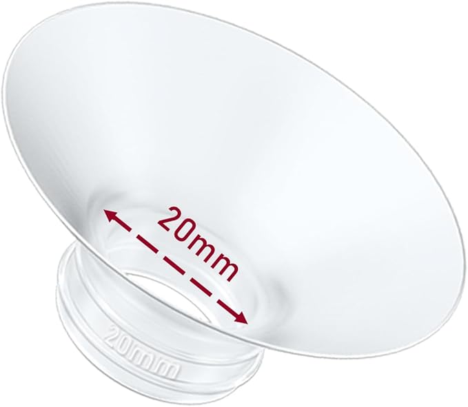 1pcs Breast Pump Flange Insert 20mm Compatible with Momcozy M9/M6/M5/S12 Pro/S9 Pro/V1 Pro/V2 Pro Wearable Breast Pump, Replace for Momcozy Pump Flange Insert, BPA Free, OEM, Not Original Parts