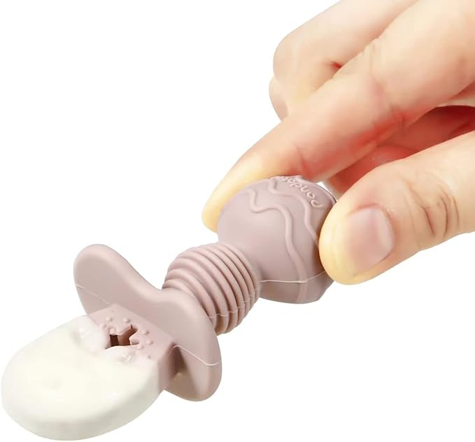PandaEar 4 Pack Silicone Baby Spoons Forks Feeding Set, Toddler Utensils Baby Led Weaning Supplies, First Stage Baby Spoon Self Feeding 6 Months Old Baby Essentials