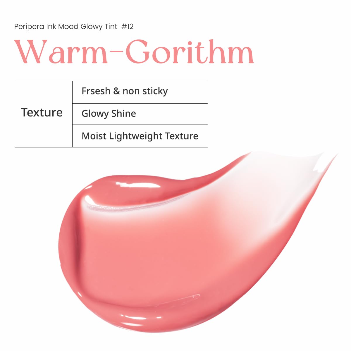 Peripera Ink Mood Glowy Tint (012 WARM-GORITHM (NEW))