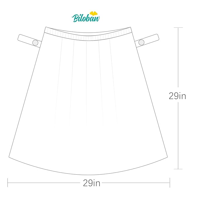 Biloban Reusable Diaper Pail Liner Bags 2 Pack for Ubbi Diaper Pail, Waterproof Larger Capacity & Washable Wet Bag for Dirty Diapers, Cloth Diaper, Laundry and Kitchen Garbage, Grey & White