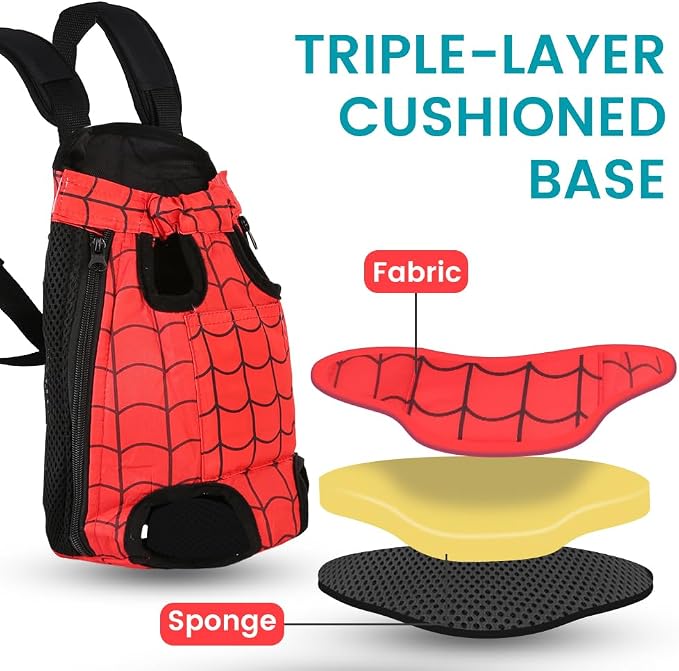 Dog Backpack Carrier, Front Pocket - Image 5