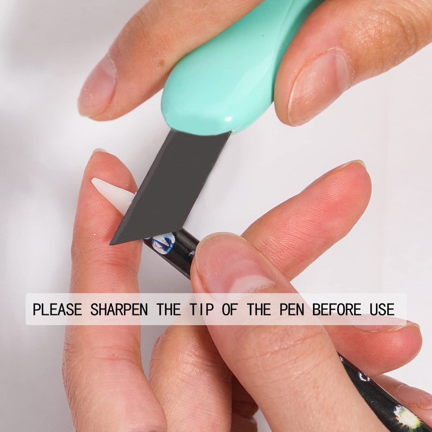 HNUIX Nail Rhinestones - 3D Multi Shape Size Crystal, Light Blue Nail Gems, Flat Back, with Kit, for Nail Art, DIY Decorations