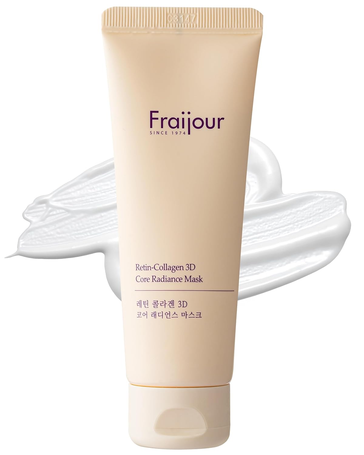 Retin-Collagen 3D Core Radiance Mask – Firming Wash-Off Mask with Peptides & Bakuchiol, Tightens & Nourishes Skin, Restores Radiance & Glow, For All Skin Types, 2.54 fl.oz.