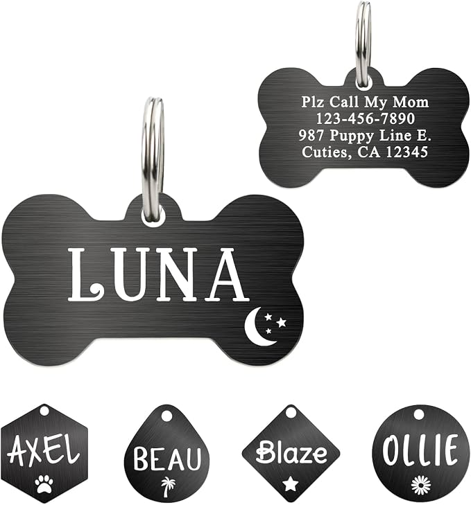 Ultra Joys Custom Personalized Pet ID Tag by UltraJoys