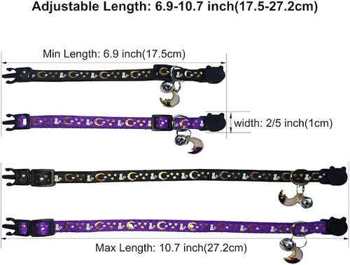 2 Pack Breakaway Cat Collars, Glow in Dark - Image 2