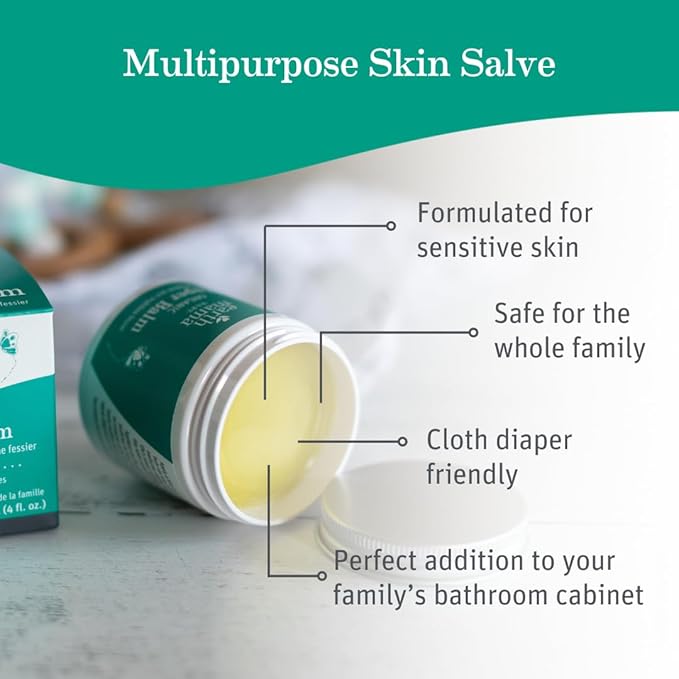 Earth Mama Organic Diaper Balm 2-Ounce | Diaper Cream for Baby | EWG Verified, Petroleum & Artificial Fragrance-Free with Calendula for Sensitive Skin (6-Pack)