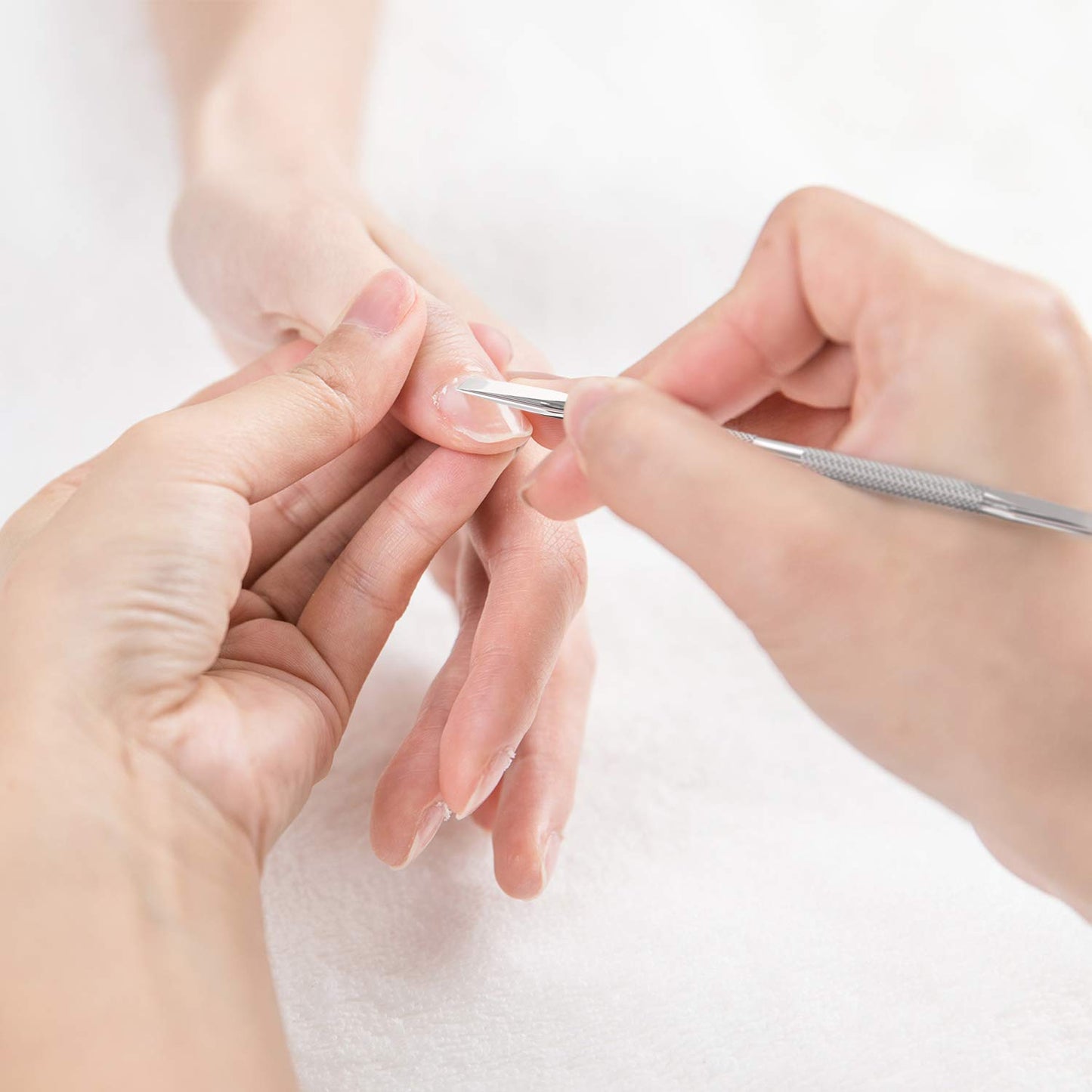 Cuticle Pusher Acetone/Gel/Nail Polish Remover Stainless Steel Professional 3pcs Set Cuticle Scraper Fingernails & Toenails Clean Manicure Tools Cuticle Care for Women&Girl,opove CP-3 (Silver)