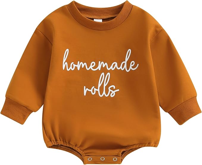 VISGOGO Newborn Infant Baby Boy Girls Oversized Romper Little Dude Sweater Onesie Coming Home Outfit Neutral Clothes
