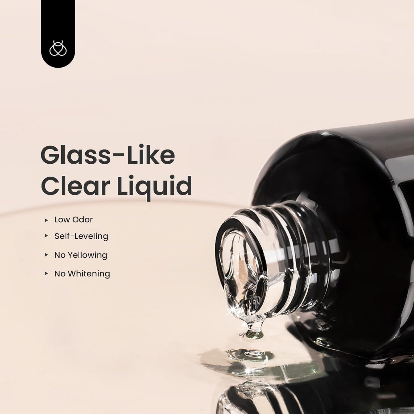 Beetles Gel Top Coat - 15ml No Wipe Top Coat High Gloss Shiny and Long-Lasting Soak Off LED Nail Lamp for Gel Polish