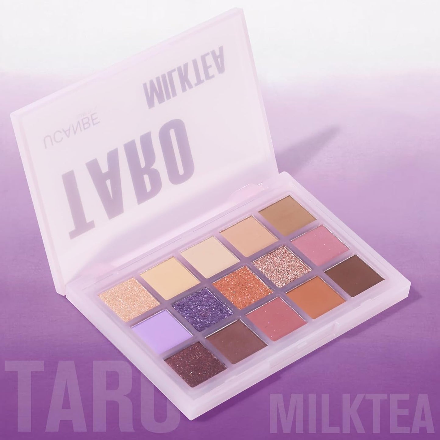 UCANBE Neutral Eyeshadow Palette, 15 Colors Nude Matte Shimmer Reflective Glitter Eye Makeup Pallet, Blendable Natural Warm and Cool Pigments Sombras De Ojos Gift Kit