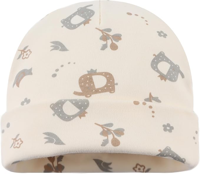 Bamery Cotton Baby Girl Hat Preemie Boys Beanie Newborn Hospital Hats Winter Infant Hats for Girls