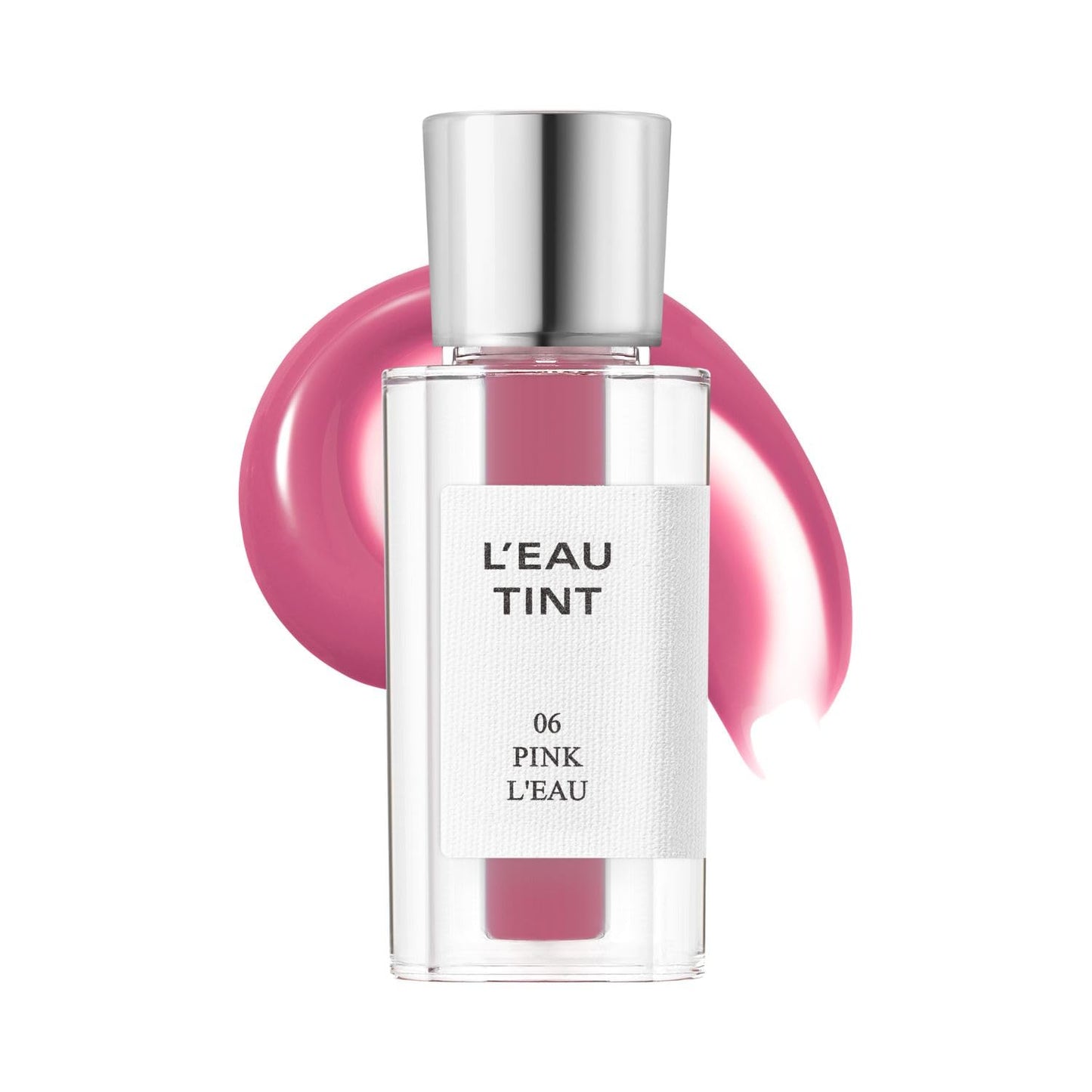 BBIA L’EAU Tint – Glossy & Glow Lip Stain, Watery Lip Tint, Non-Sticky, High Shine Finish, Long-lasting, Moisturizing, Lightweight, Natural, Daily Use, Vegan, Korean Lip Makeup (06 PINK L'EAU - MINI)