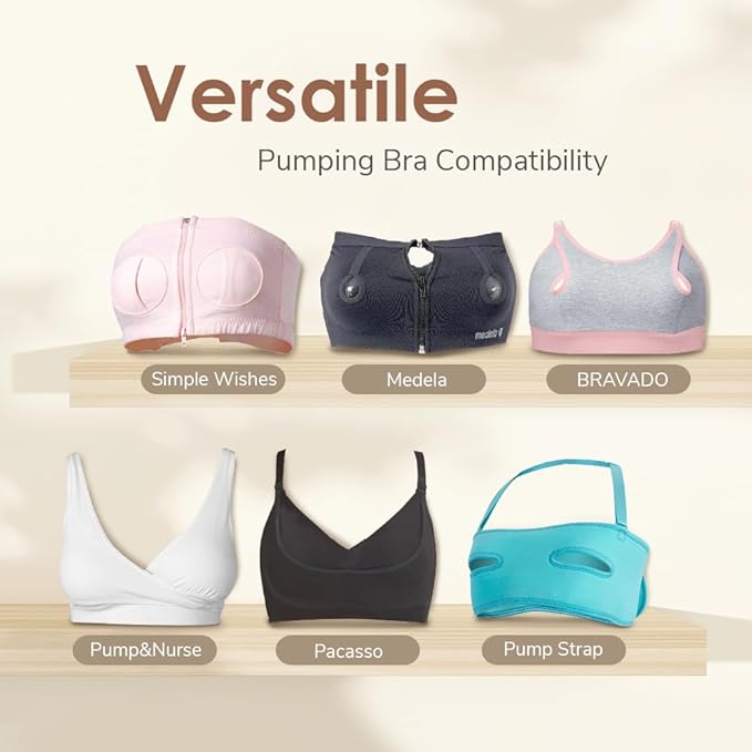 Maymom MyFit Comfy Series 15 mm Two-Piece Design Breastshield Compatible with Medela Breast Pump Parts; Replace Medela Shields; Fit MaxFlow Flex Connector; 2pc