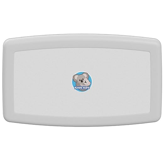 Koala Kare Surface-Mounted Horizontal Baby Changing Station, Model KB300-05 (White Granite)