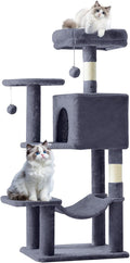 Sweetcrispy 44 inch Cat Tree Tower, Small Cat Climbing Tower by Sweetcrispy