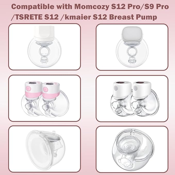 6pcs Duckbill Valves Compatible with Momcozy S12 Pro/S9 Pro/TSRETE S12/Kmaier S12 Wearable Breast Pumps Accessories,S12 pro/S9 pro/S12 Breast Pump Replacement Parts