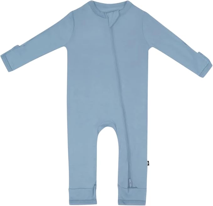 KYTE BABY Unisex Rayon Made From Bamboo Zippered Rompers 0-24 Months