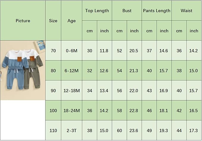 Toddler Baby Boy Fall Outfits Long Sleeve Crew Neck Pullover Sweatshirt + Jogger Pants Set Infant Winter Clothes