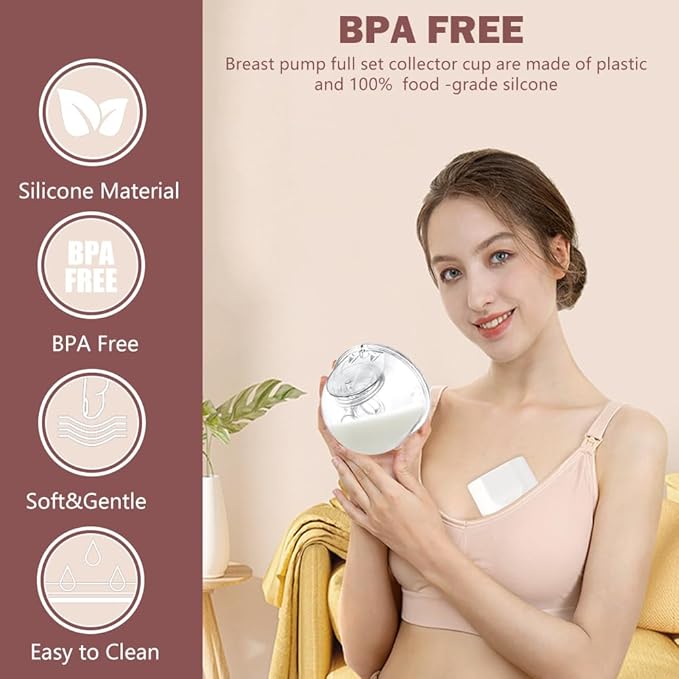 Two Full Milk Collector Cup Sets with 24mm Flange Compatible with Momcozy S12 Pro/S9 Pro Breast Pump, NOT for S9/S12, Replacement Pump Parts with Duckbill Valve, Flange, Diaphragm, Linker, Collector