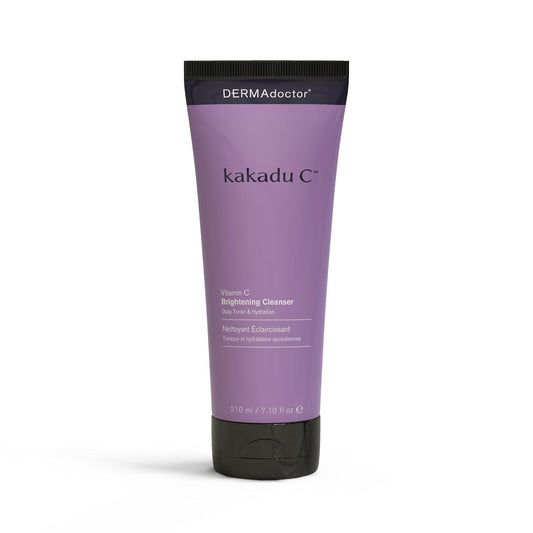 DERMAdoctor Vitamin C Facial Cleanser, Daily Face Wash, Toner, Makeup Remover | High-Potency Vitamin C from Kakadu Plum, Facial cleanser, Face Scrub, Cleanse Pores, Removes oil, Sunscreen, Pollutants