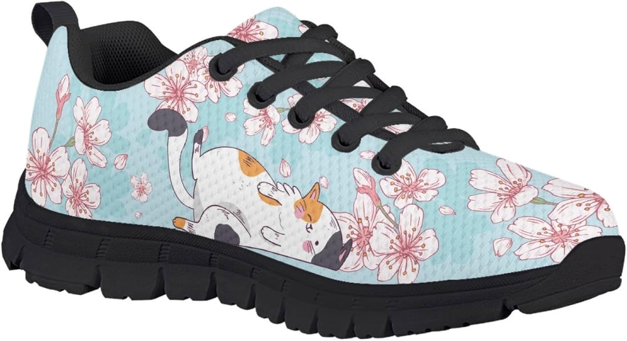 MARSVOVO First Shoes for Walking Boy Girl Athletic Lightweight Flexible Lace-up Breathable Running Shoes Casual Classic Comfortable Non Slip Play Sport Learning to Walk Toddler Girl Sneakers