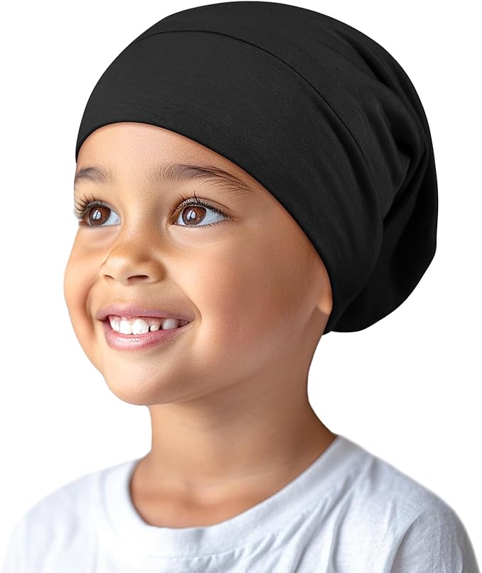OLESILK Silk Toddler Bonnet 6-36 Months: 100% Mulberry Silk & Modal, Anti-Frizz for Curly Hair, Adjustable Fit Growing Baby