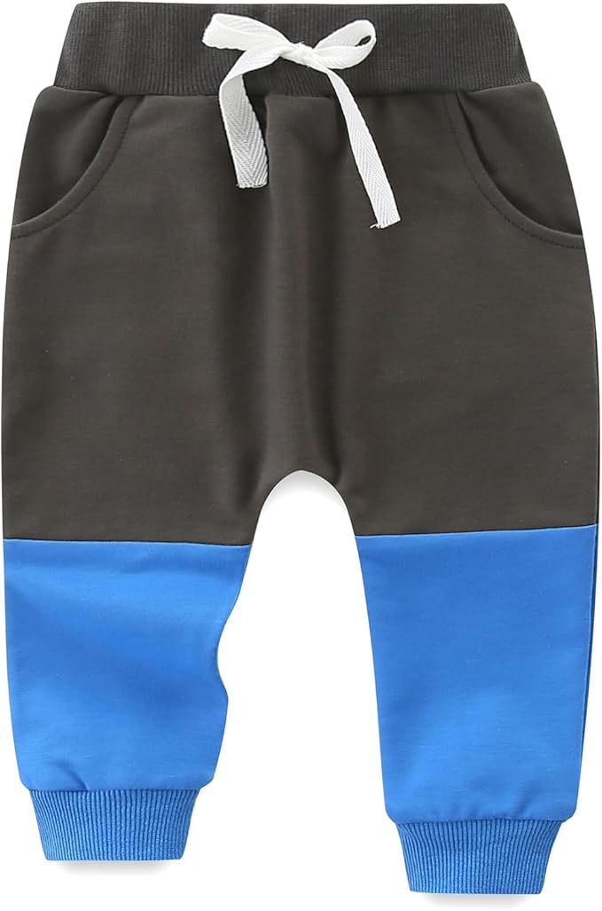 Baby Boy Outfits Short Long Sleeve Pants Clothes Set Spring Summer Hooded Patchwork Sweatshirt