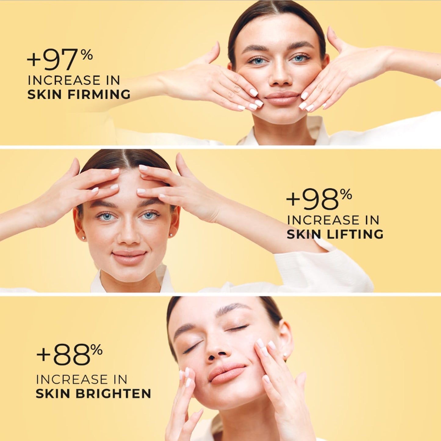 Instant Firming Face Tightener: No-Chalky Primer Firms & Smooths Mild to Moderate Wrinkles, Matte Anti-Aging Finish for Mature Skin, 2.1 oz