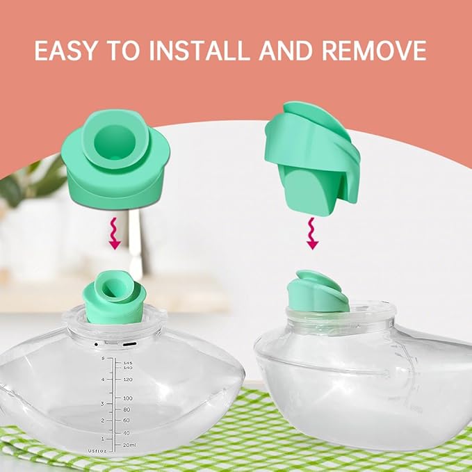 TB Tbuymax 6pc Duckbill Valves Compatible with Elvie Wearable Breast Pump Replacement Parts, Silicone Duck Bill Valve Compatible with Elvie Pump Accessories, Not Original Pump Parts
