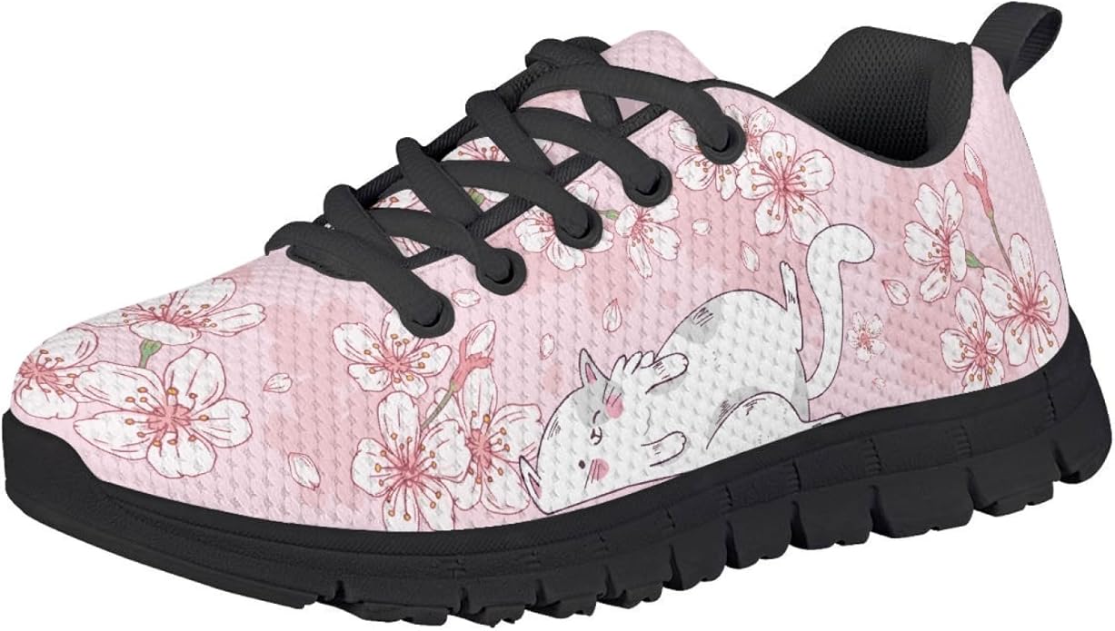MARSVOVO First Shoes for Walking Boy Girl Athletic Lightweight Flexible Lace-up Breathable Running Shoes Casual Classic Comfortable Non Slip Play Sport Learning to Walk Toddler Girl Sneakers