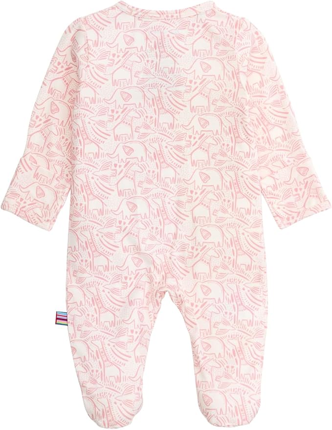 Magnetic Me Girls Modal Magnetic Baby Footie Pajamas | Silky Soft Modal Fabric | Baby Sleepers Available Sizes PRE - 24M