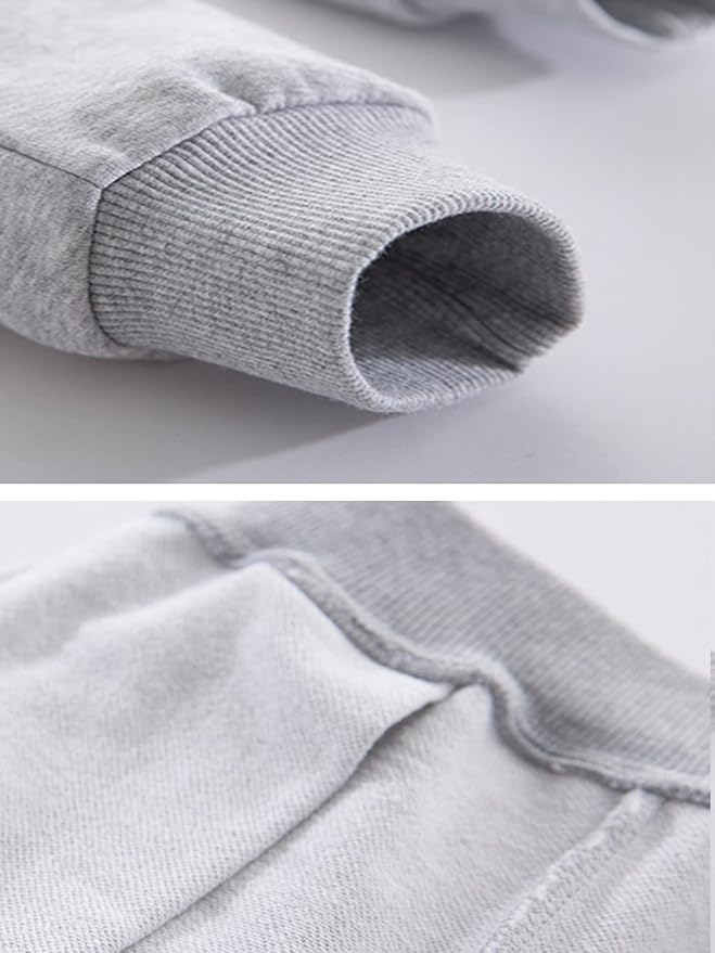 GFQLONG 2/3 Pack Toddler Pants Sweatpants Boys Cotton Joggers, Athletic Pull on Sweat Pants with Pockets for Kids Clothes