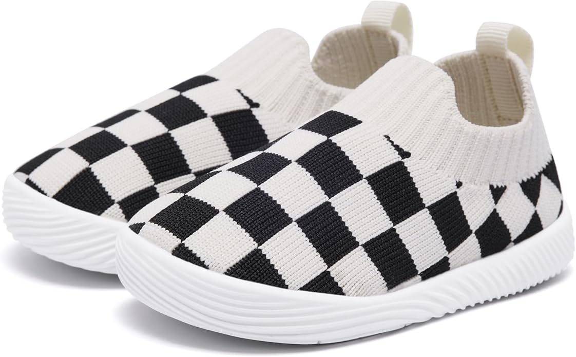 MORENDL Baby Toddler Walking Socks Non-Slip Breathable Unisex Casual Sneakers