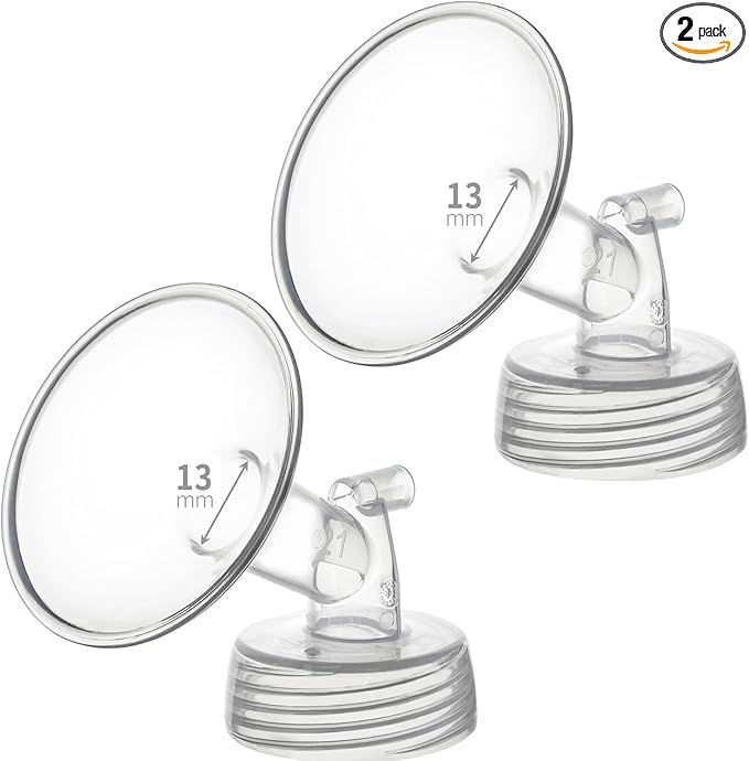 13mm Flanges Compatible with Spectra S2 S1 9 Plus Ameda MYA Motif Luna Breastpumps Replacement to Pump Parts Flange. Compatible with Spectra Parts/Accessories