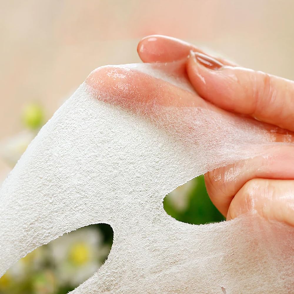 Leaders Insolution Aloe Soothing Skin Renewal Mask | Organic Aloe Leaf & Cactus Extract Hydrating Facial Treatment for Sensitive, Dry, Acne-Prone Skin | UV Repair & Hydration Boost (10 Sheets)