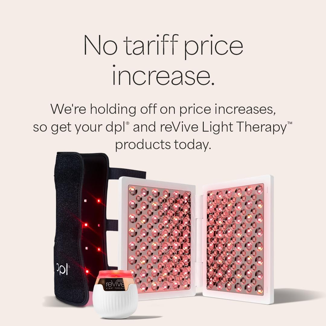 reVive Light Therapy LED Technologies | Lux Collection Soniqué Sonic | Facial Cleansing Brush | Red & Blue Light Therapy | Reduces Appearance | Acne & Wrinkles