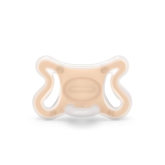 Suavinex Zero Zero Silicone Baby Pacifier w/SX Pro Physiological Pacifier Nipple (0-6M), Fair