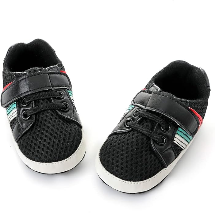 Clowora Baby Boys Girls Shoes Non-Slip Rubber Sole Sneakers Infant First Walking Toddler Crib Shoes Newborn Loafers Flats.