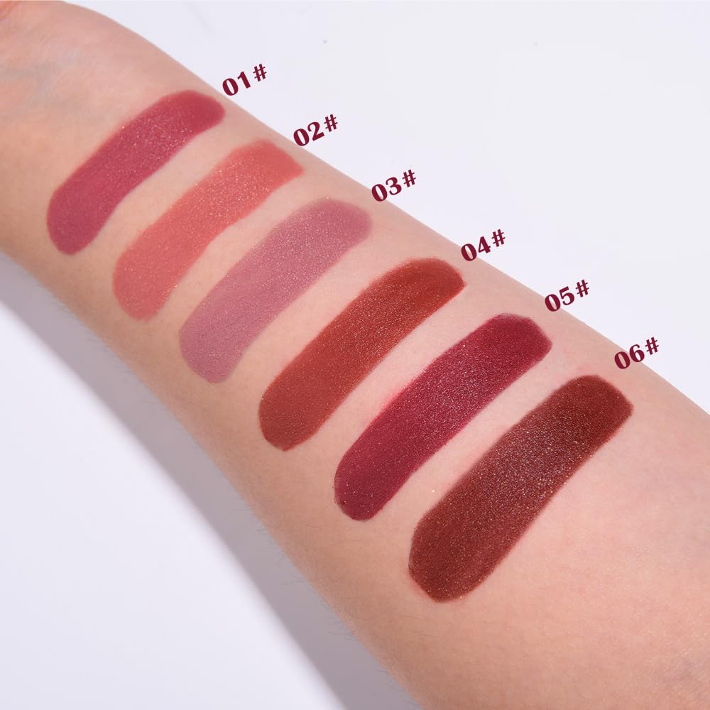 Pink Purple Metallic Lipstick for Women,Lightweight Shimmer Frosted Lipstick,Glitter Lip Gloss Stain Long Lasting Waterproof Smudge Proof 24 Hour Full Coverage Lip Makeup,Vegan