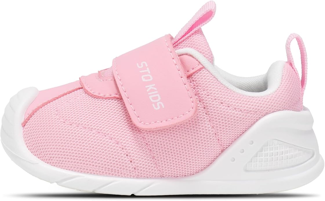 Baby Shoes Wide Toe Box Infant Boy Girl First Walker Shoe Toddler Crib Barefoot Sneakers Non-Slip Sole Soft Breathable Mesh Lightweight Walking Indoor Newborn Chubby Babies 6 9 12 18 24 Months