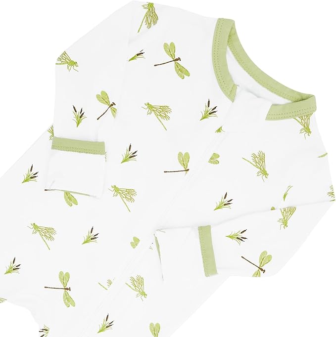 KYTE BABY Unisex Rayon Made From Bamboo Zippered Rompers 0-24 Months