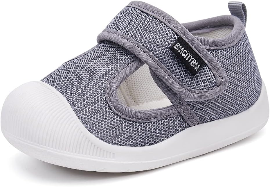 BMCiTYBM Baby Sneakers Girls Boys Lightweight Breathable Mesh First Walkers Shoes 6-24 Months