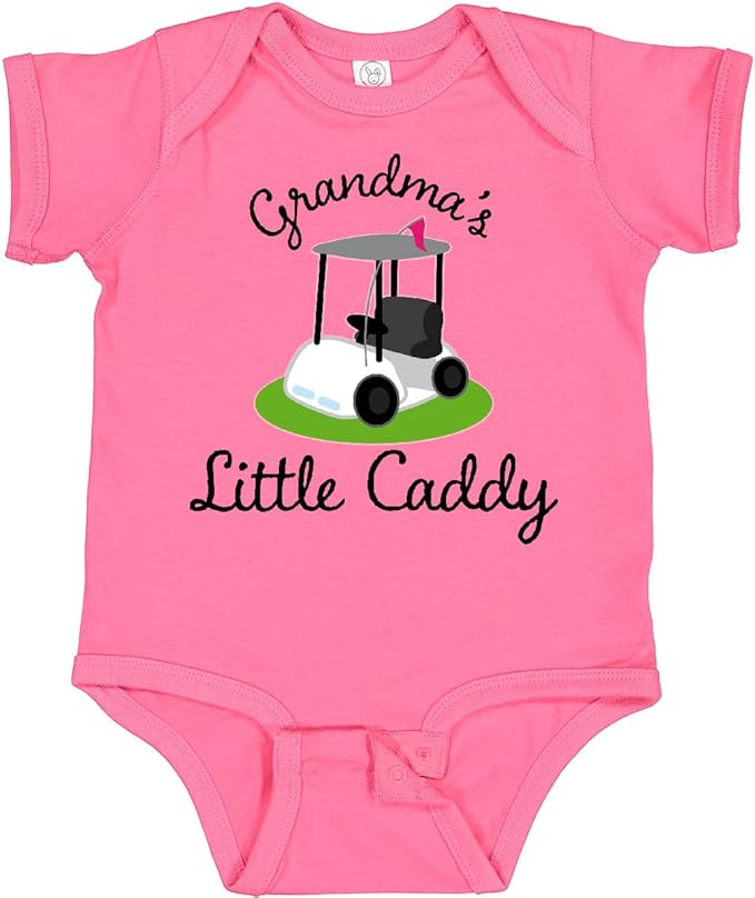 inktastic Grandma's Little Caddy Golf Baby Bodysuit