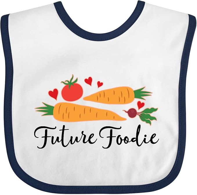 inktastic Future Foodie Cute Vegetable Baby Bib