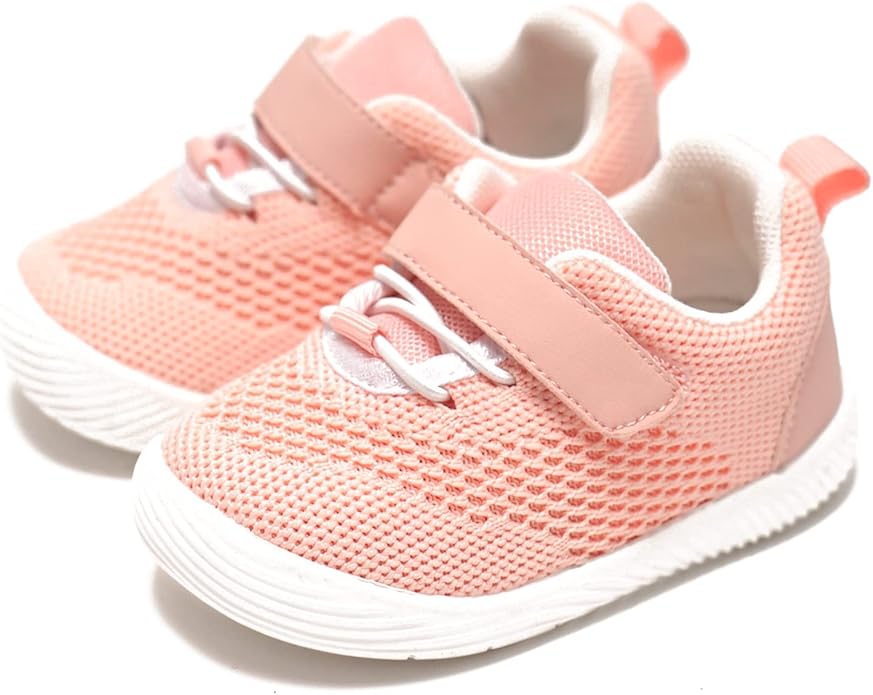 Newsonet Baby Shoes Boys Girls First Walking Breathable Non Slip Walker Sneakers Soft Sole 6 9 12 18 20 24 Months