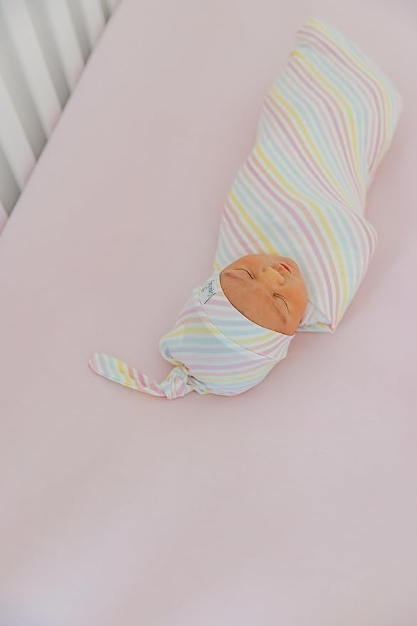 Copper Pearl Baby Swaddle Blanket - Premium Knit Baby Blanket, Large Soft Stretchy Receiving Blankets for Baby Boy and Girl, Swaddles for Newborn, Infant, and Toddler (Lucky)