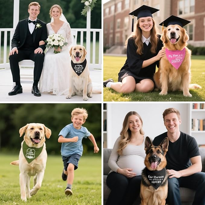 Mom’s My Emotional Support White Dog Bandana, Decor Accessories - Image 6