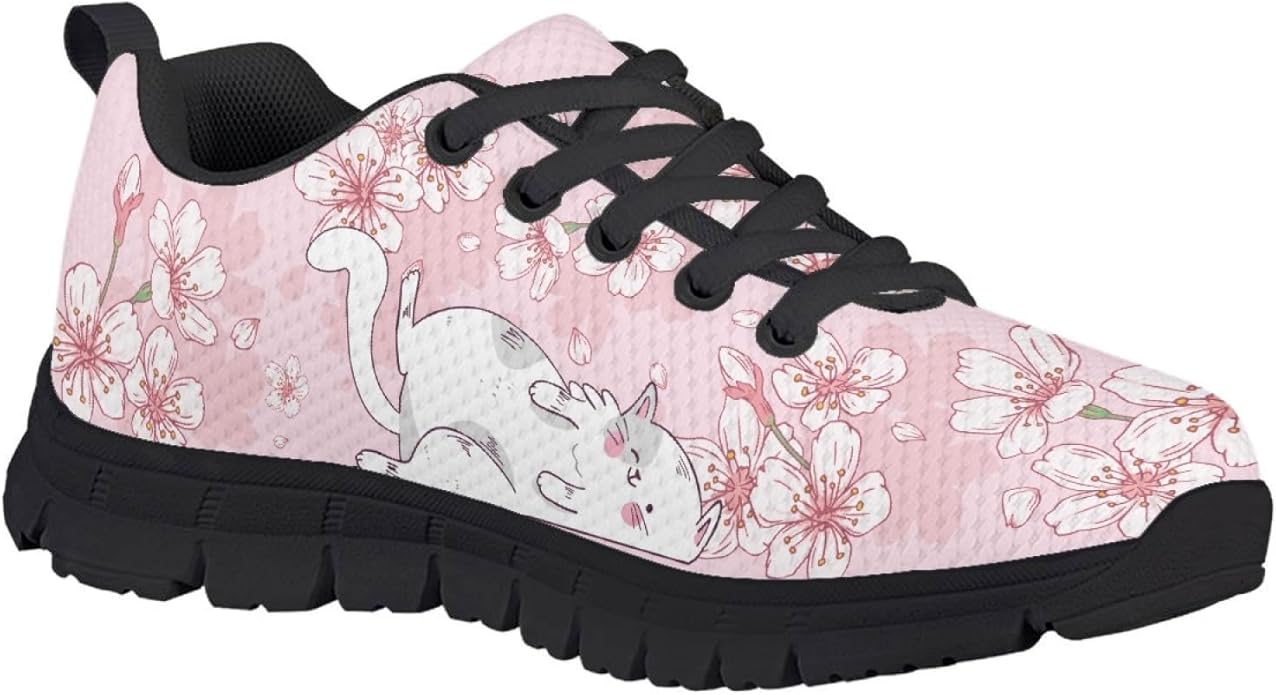 MARSVOVO First Shoes for Walking Boy Girl Athletic Lightweight Flexible Lace-up Breathable Running Shoes Casual Classic Comfortable Non Slip Play Sport Learning to Walk Toddler Girl Sneakers