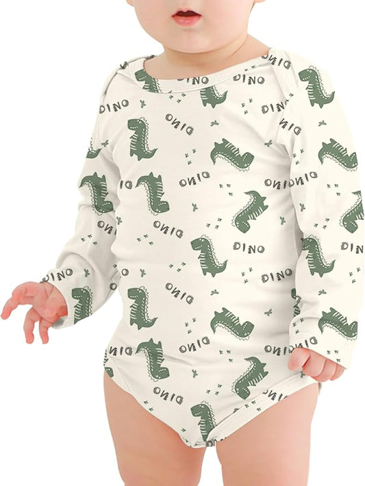 Jimonda Bamboo Baby Bodysuit Long Sleeve Infant Romper Soft Boy Girl Unisex Newborn Clothes One Piece Outfits Summer Fall